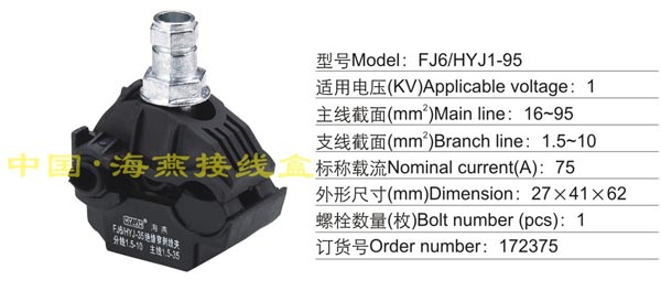 FJ6/HYJ1-95 �^�����̾��A(1KV)