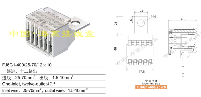 FJ6G1-400/25-70/12X10